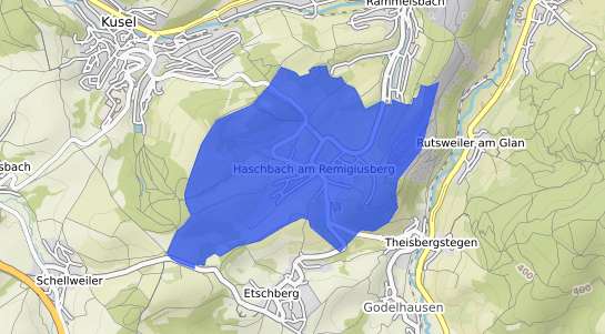 Bodenrichtwertkarte Haschbach am Remigiusberg